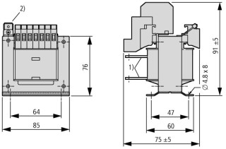 Однофазный трансформатор 60 ВА , 230 /230 В