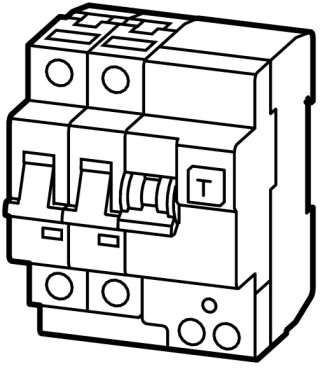 Автоматический выключатель 4А, кривая отключения В, 3+N полюса, откл. способность 25 кА