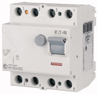 Выключатель дифференциального тока (RCCB), 63A, 4p, 30мА, тип чувствительности AC