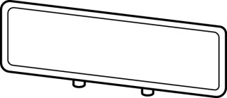 Шильдик со стандартной гравировкой DE / EN для T0, T3 , P1