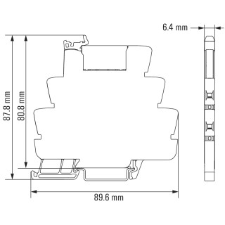 Оптоэлектрон. датчик TOS 12VDC 230VAC1A