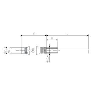 Круглые соед. разъемы|Прово SAIP-M12GM12G-2/4-0.3U