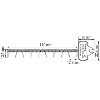 Перемычка ZQV 1.5N/R12.8/10 GE