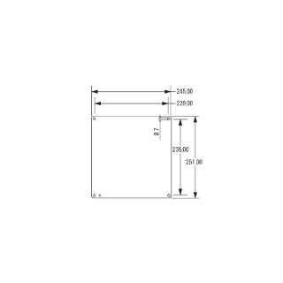 Монтажная панель KTB MOPL 3030 MSZN