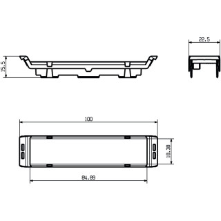 Пустой корпус для электронн CH20M22 F RD 2014