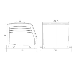 Профильное уплотнение HDC 32B TOBU 1M40G