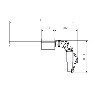 Кабель данных IE-C6FP8LD0005M40W40-D