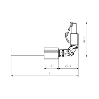 Кабель данных IE-C6FP8LD0012M40V40-D