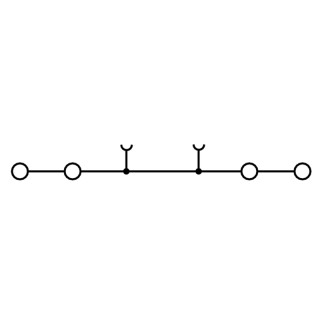 Проходная клемма ZDU 2.5N/4AN OR