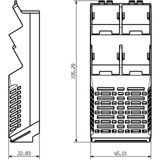 Пустой корпус для электронн CH20M45 S 2PSC/2PSC TYL 2083