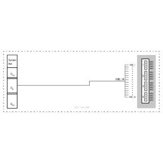 Field bus, decentralised pe UR20-16AUX-GND-I