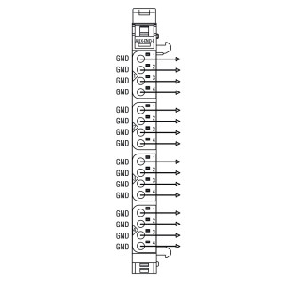 Field bus, decentralised pe UR20-16AUX-GND-I