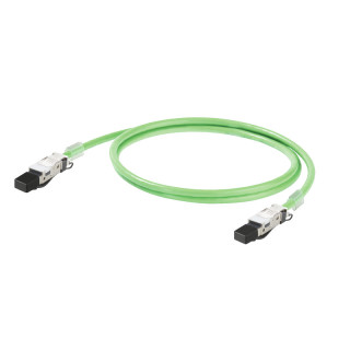 Тросовый кабель Кат. 5 полиуретан - RJ45 IP 20 с защитным колпачком