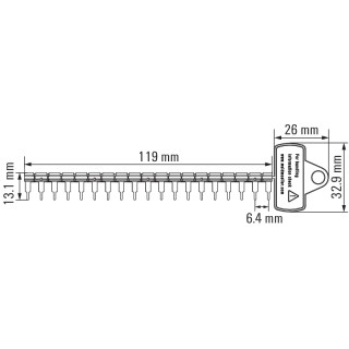 Перемычка ZQV 1.5N/R6.4/19 SW