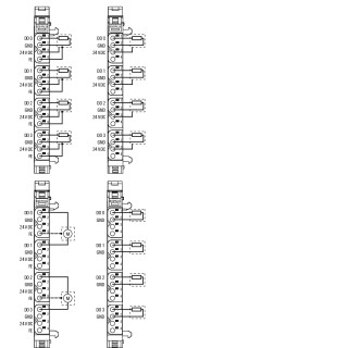 Штекерный соединитель печат UR20-4DO-PN-2A