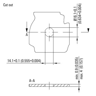 Матрица USB IE-AD-M12XRJ45-180