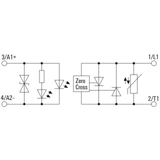 Реле безопасности PSSR 24VDC/1PH AC50A HP