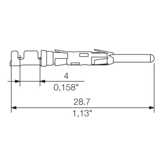 Штекерный соединитель печат CSL1,6E26-24 AU,75 I1,4