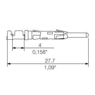 Штекерный соединитель печат CS1,6E26-24 SN I1,4