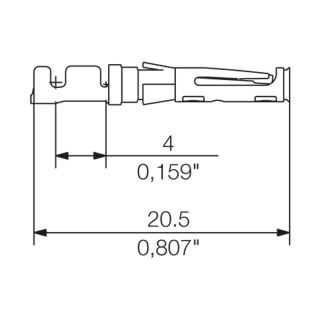 Штекерный соединитель печат CB1,6E26-24 SN I1,4