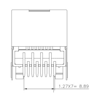 Матрица USB RJ45C6 T1U 2.7N4N TY