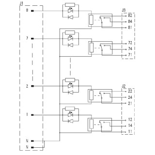 Передающий модуль RSM-8 230VAC 1CO S