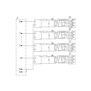 Передающий модуль RSM-8 115VAC/DC 2CO S