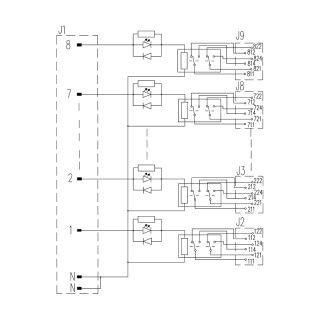 Передающий модуль RSM-8 230VAC 2CO S