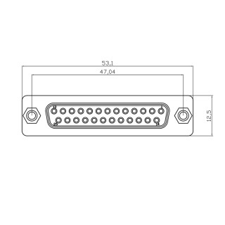 Матрица USB IE-FCI-D25-FF