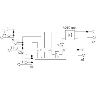 Реле безопасности TRS 48VUC 1CO 16A