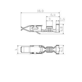 Штекерный соединитель печат DFFC 0.5-1.0 SN 3000