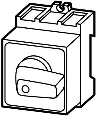 Переключатель управления , 3P , Ie = 12A , Пол. 0-1 , 45 ° 45x45mm , модульное исполнение