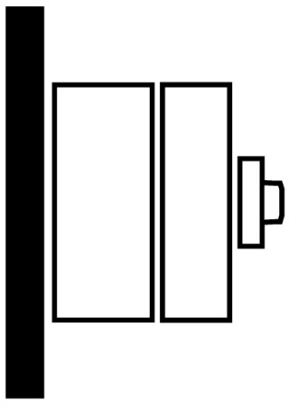 Главный выключатель в корпусе 3p +2 НО +1 НЗ, Ie = 12A, красная ручка, 0-1, 90 °