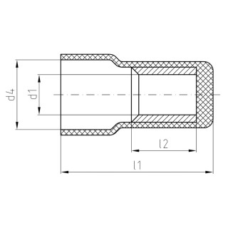 Lug, conductor sleeve, conn VEI/4-6