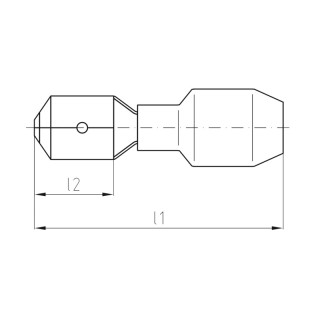 Lug, conductor sleeve, conn FSKI/0,5-1,0/488