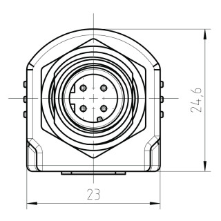 Матрица USB IE-AD-M12DRJ45-MF-180