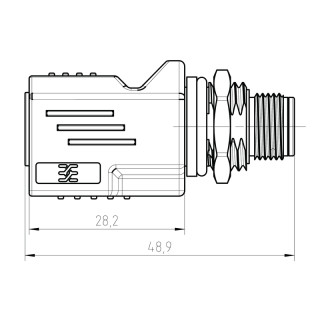 Матрица USB IE-AD-M12DRJ45-MF-180