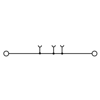 Проходная клемма A2C 2.5 WT