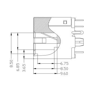 Матрица USB RJ45M R1V 3.3N4YG/YG TY