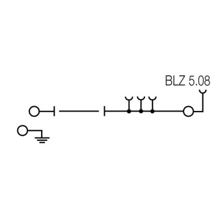Измерительная клемма с разм WMF 2.5 DI BLZ PE BL