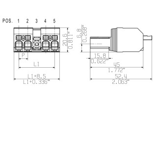 Штекерный соединитель печат SVFL 7.62HP/04/180MF3 SN BK BX