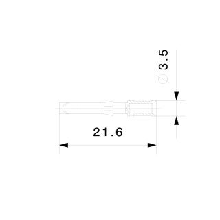 Штекерный соединитель печат HDC-C-HD-BM2.5AG