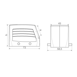 Корпус HDC 10B TSBU 1PG16G