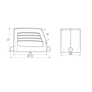 Корпус HDC 24D TSLU 1PG29G