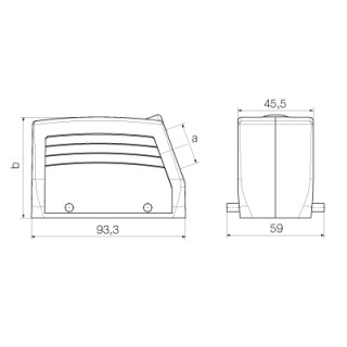 Корпус HDC 40D TSBU 1PG21G