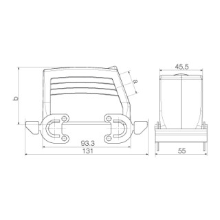 Корпус HDC 40D TSBO 1PG21G