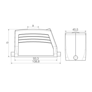 Корпус HDC 16B TOLU 1PG21G