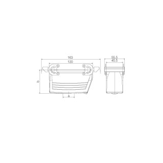 Корпус HDC 24B KBU 1PG21G