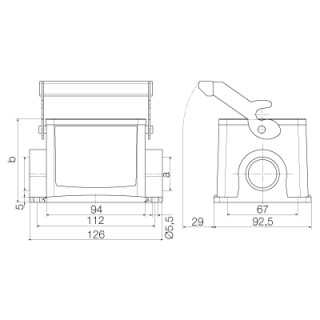 Корпус HDC 48A SDLU 1PG29G