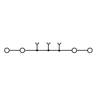 Проходная клемма ZDU 2.5/4AN GE